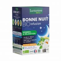 Santarome Bonne Nuit Infusión sueño y relajación bio Sabor a naranja 20 sobres - Easypara