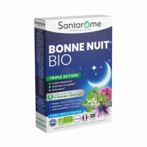 Santarome Bonne Nuit Triple Acción Melatonina Bio Libre 20 comprimidos - Easypara