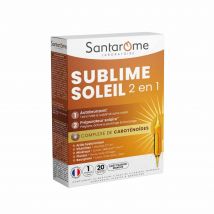 Santarome Sublime Sun 2en1 Autobronzant & Préparateur Solaire 20 ampoules - Easypara