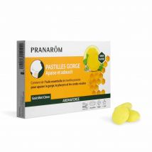 Pranarôm Aromaforce Pastillas para la garganta Miel Limón x24 - Easypara