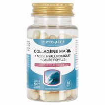Phyto-Actif Colágeno marino con ácido hialurónico y jalea real 60 cápsulas - Easypara
