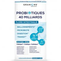 Granions Probióticos flora intestinal viaje formato 7 días 14 cápsulas - Easypara