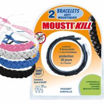 Mousti'Kill Pulseras repelentes antimosquitos - Easypara