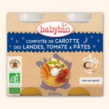 Babybio Buenas noches My 1st Organic Melting Pieces a partir de 8 meses 2x200g - Easypara