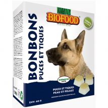 Biofood Bombon Anti Puces Et Tiques Maxi Graisse De Mouton Et Ail Chien 40 Pieces - Easypara