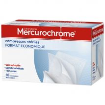 Mercurochrome Compresas estériles 20cmx20 Economy X60 - Easypara