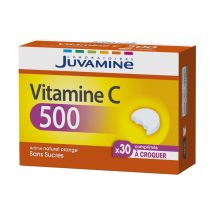 Juvamine Vitamina C 500 30 comprimidos masticables - Easypara