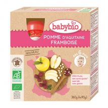 Babybio Bolsitas bio a partir de 6 meses frutas 4x90g - Easypara