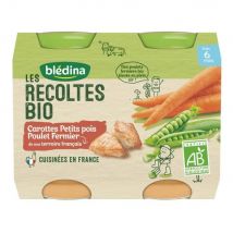Blédina Potitos comidas bio a partir de 6 meses 2x200g - Easypara