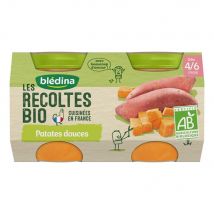 Blédina Pequeñas macetas de legumbres Les Recoltes Bio De 4 a 6 meses 2x130g - Easypara