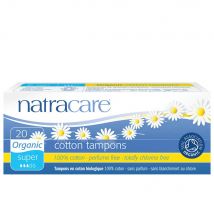 Natracare Tampones ecológicos sin aplicador Super caja de 20 - Easypara
