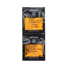 Apivita Express Beauty Mascarilla facial Detox de calabaza 2x8ml - Easypara