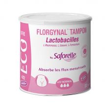 Saforelle Florgynal Assorbenti con Lactobacillus per le mestruazioni Compatto normale senza applicatore ECO x22 - Easypara
