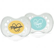Dodie Succhietti anatomici Parole d'amore 18 mesi e Plus x2 - Easypara