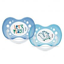 Dodie Succhietti anatomici Collezione Animali divertenti 18 mesi e Plus x2 - Easypara