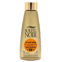 Soleil Noir N°70 Latte Solare Vitamine Anti-età per Pelli Scure o Bronzate Spf10 150 ml - Easypara