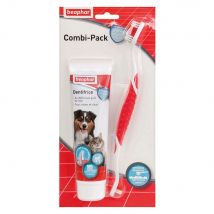 Beaphar Comb Pack: Dentifricio + Spazzolino per Cane e Gatto 100g - Easypara