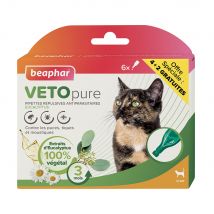 Beaphar Pipette repellenti antiparassitarie VETOpure per gatti x4+2 libero - Easypara