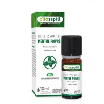 Olioseptil Olio essenziale di menta piperita Bottiglia contagocce 10ml - Easypara