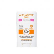 Alphanova Organic Sun Stick solare Pink SPF50+ Bio viso 12g - Easypara