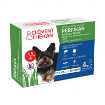 Pulci e zecche 4 pipette Cane 1,5-4 kg Clement-Thekan - Easypara