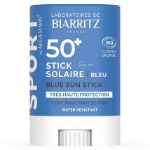 Laboratoires De Biarritz Sport SPF50+ Stick protettivo Sport Colorazione organica Viaggio 12g - Fatto in Francia - Easypara