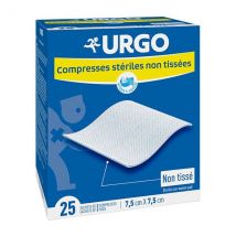 Urgo Compresse sterili in tessuto non tessuto 7,5 cm x 7,5 cm x25 - Easypara