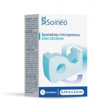 Soineo Gesso Micropore con dispenser 9,14mx2,5cm 1 rouleau - Easypara