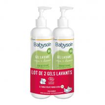 Babysoin Gel detergente Bio Dalla nascita 2x500ml - Fatto in Francia - Easypara