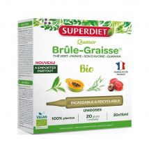 Superdiet Bruciatore di grassi organico Quator Unidose 300 ml - Fatto in Francia - Easypara