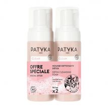 Patyka Clean Schiuma detergente Bio Detox 2x150ml - Fatto in Francia - Easypara