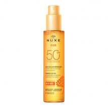 Nuxe Olio solare abbronzante ad alta protezione SPF50 150ml - Fatto in Francia - Easypara