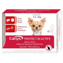 Canys Protect Bi-actifs 26,8 mg/240 mg soluzione spot-on Cane (1,5-4kg) 4x0,44ml - Easypara
