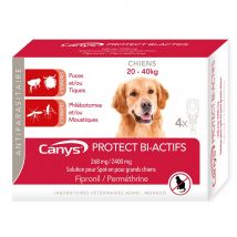 Canys Protec Actifa 268mg/2400 mg soluzione spot-on per Cane (20-40kg) 4x4.40ml - Easypara