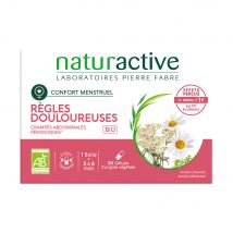 Naturactive Periodi dolorosi organici 30 capsule - Fatto in Francia - Easypara