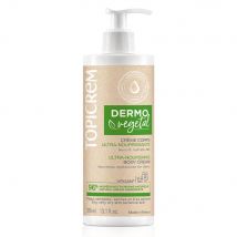 Topicrem Dermovegetal Crema per il corpo Ultra-Nutriente Pelle Sensibile 390 ml - Fatto in Francia - Easypara
