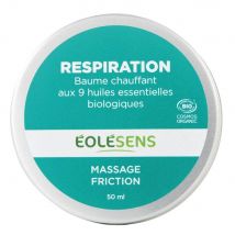 Eolesens Balsamo riscaldante per il respiro Con 9 Oli Essenziali Biologici 50ml - Easypara