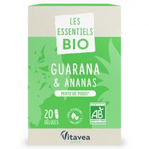 Nutrisante Nutri'sentiels Guaranà e ananas biologici 20 capsule - Fatto in Francia - Easypara