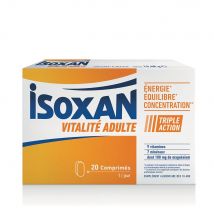 Isoxan Vitalità degli adulti Energia, equilibrio e concentrazione 20 compresse - Easypara