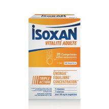 Isoxan Vitalità Adulti Energia, equilibrio e concentrazione 20 compresse effervescenti - Easypara