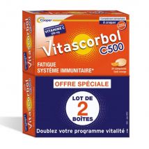 Vitascorbol Vitamine C 500mg Gusto arancione 2x24 Compresse masticabili - Easypara