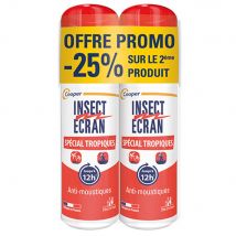 Insect Ecran Repellente per la pelle Zone tropicali Adulti e Bambini 2x75ml - Easypara
