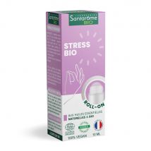 Santarome Roll-On Stress Bio Con gli Oli Essenziali 10ml - Fatto in Francia - Easypara