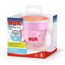 Nuk Mini Magic Cup Tazza per l'allenamento notturno 360 Maniglie da 6 mesi in su 160 ml - Easypara