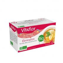Vitaflor Floralis Tè biologico per l'eliminazione Gusto agrumato 18 borse - Easypara