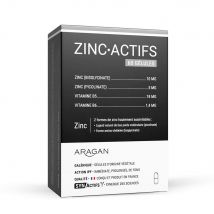 Aragan Synactifs ZincActives 60 capsule - Fatto in Francia - Easypara