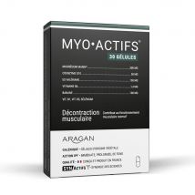Aragan Synactifs Myoactive Rilassamento muscolare 30 capsule - Fatto in Francia - Easypara