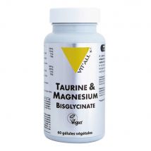 Vit'All+ Taurina e magnesio Bisglicinato 60 capsule vegetali - Fatto in Francia - Easypara