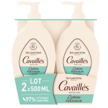 Cavaillès Secchezza intima Trattamento detergente naturale fresco 2x500ml - Easypara