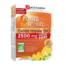 Forté Pharma Forté Royal Pappa reale biologica 2500 mg Dosaggio forte 20 fiale da 10 ml - Easypara
